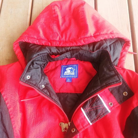 Vintage 90s STARTER NCAA Nebraska Huskers Pouch - Picture 5 of 6